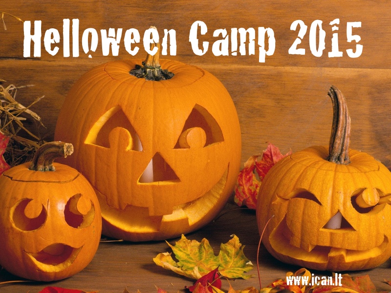 Anglų kalbos dienos stovykla moksleiviams, rudens atostogų metu – HELLOWEEN CAMP 2015!